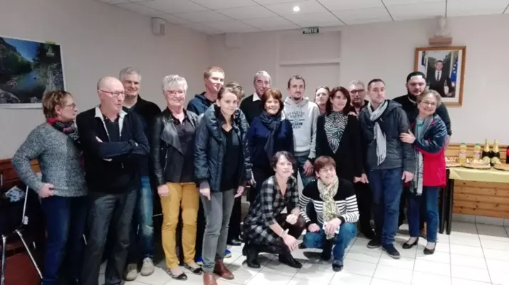 Participants costum&eacute;s &agrave; une animation de l'Amicale