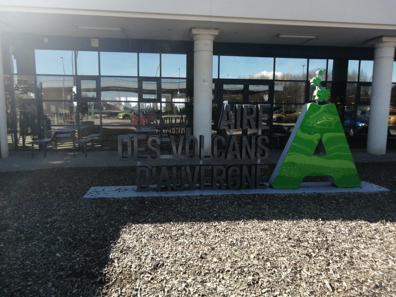 Aire des Volcans d'Auvergne sur l'A71