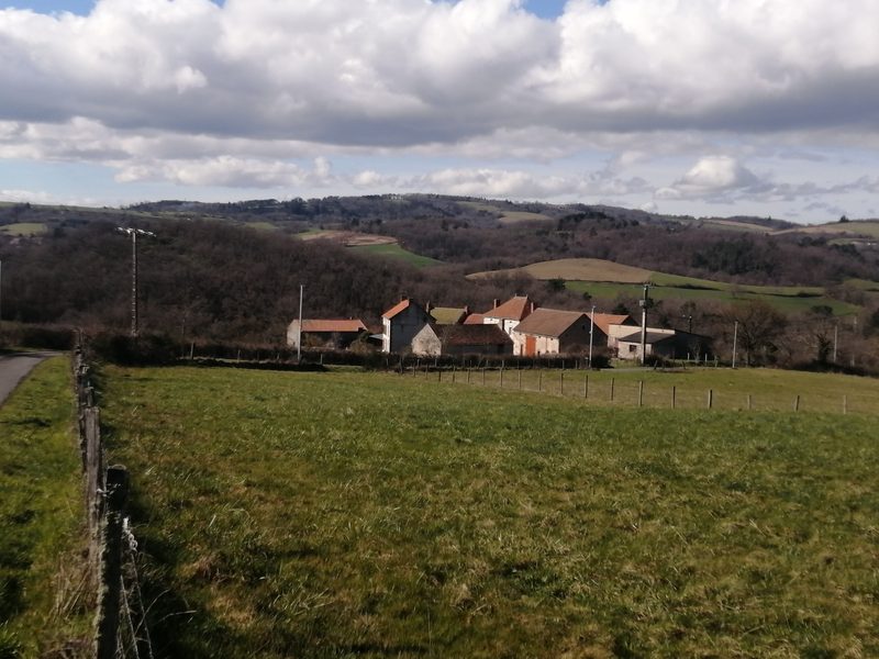 Vue panoramique du hameau des Graves